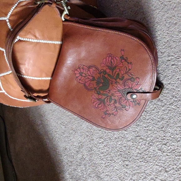 Free People Handbags - Free People 🌿| Woodstock Painted Satchel